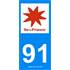 2 Stickers voiture Ile De France 91