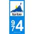 2 Autocollants Région La Réunion 974