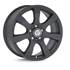 Jante alu PLATIN 16 pouces Pl55 Noir Mat