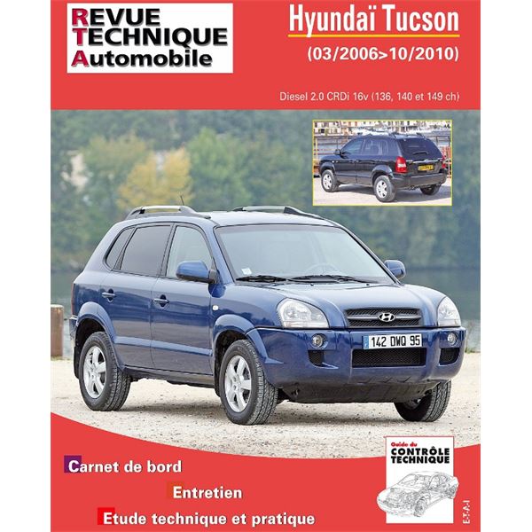Revue Technique Automobile pour Tucson Break 2.0 CRDI de 09/2004 à 10/2010