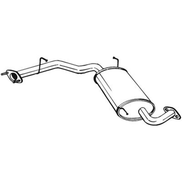 1 silencieux d'échappement arrière Bosal 169219