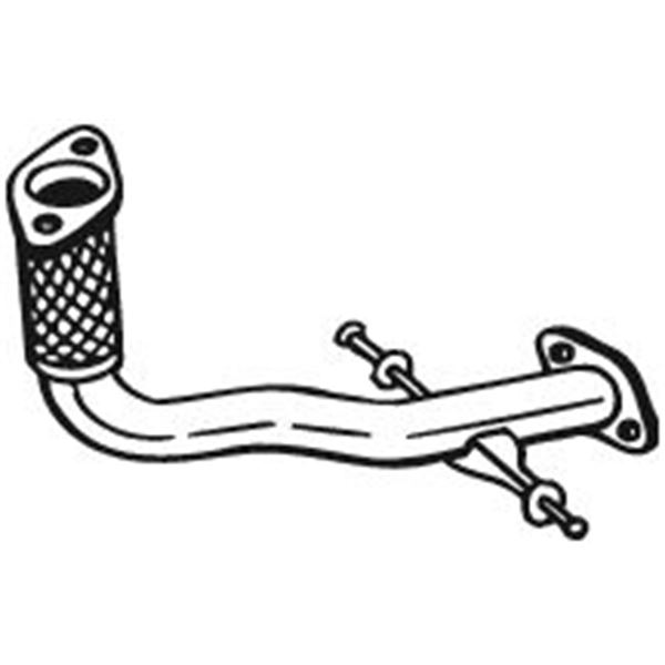 1 tuyau d'échappement Bosal 700091