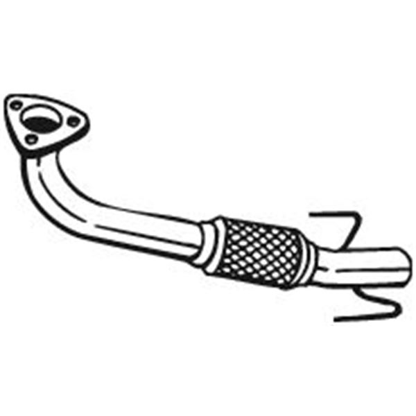 1 tuyau d'échappement Bosal 750071
