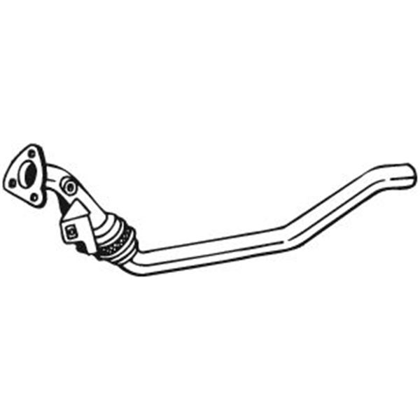 1 tuyau d'échappement Bosal 800055