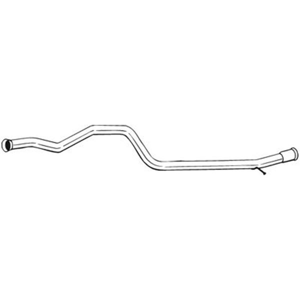 1 tuyau d'échappement Bosal 878001