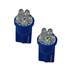 2 ampoules (T10) 7 Leds éclairage bleu Autoled