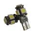 2 ampoules Led T10 (5 pastilles smd5050) blanc canbus Autoled