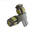 2 ampoules Led T10 (5 pastilles smd5050) bleu Autoled