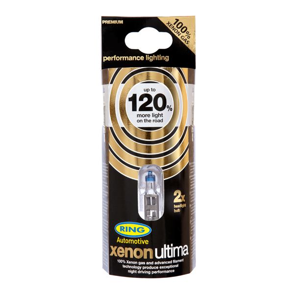 2 ampoules H1 xenon ultima +120% Ring