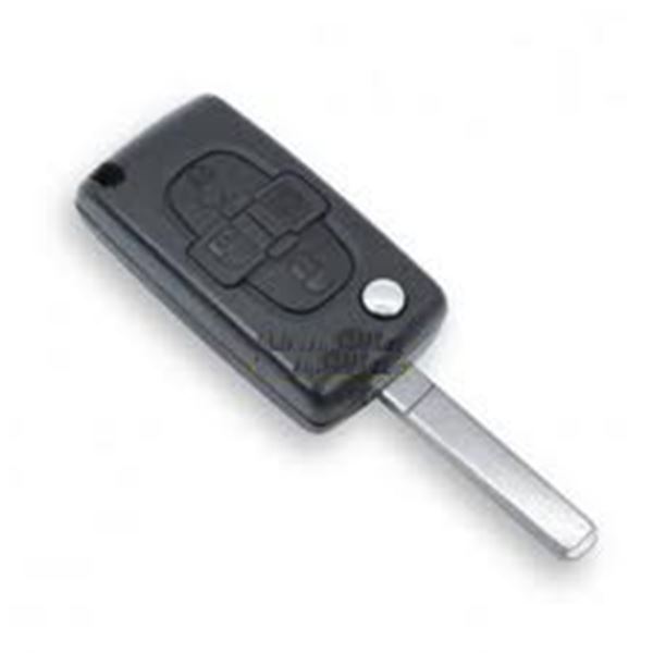 Coque de clé pour 807/1007 4 boutons
