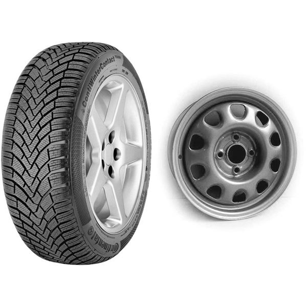 Pack Jante tôle + Pneu hiver Continental WinterContact TS850 185/65R15 88T