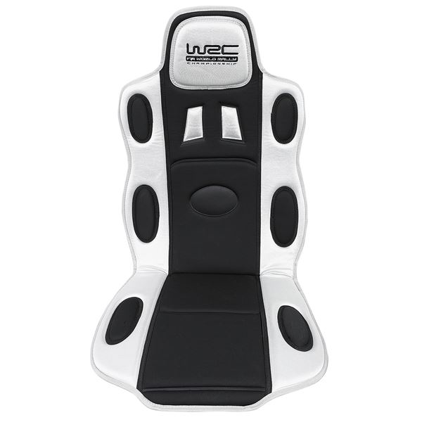 Couvre-siège type baquet noir et gris WRC