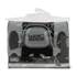 Couvre-siège type baquet noir et gris WRC