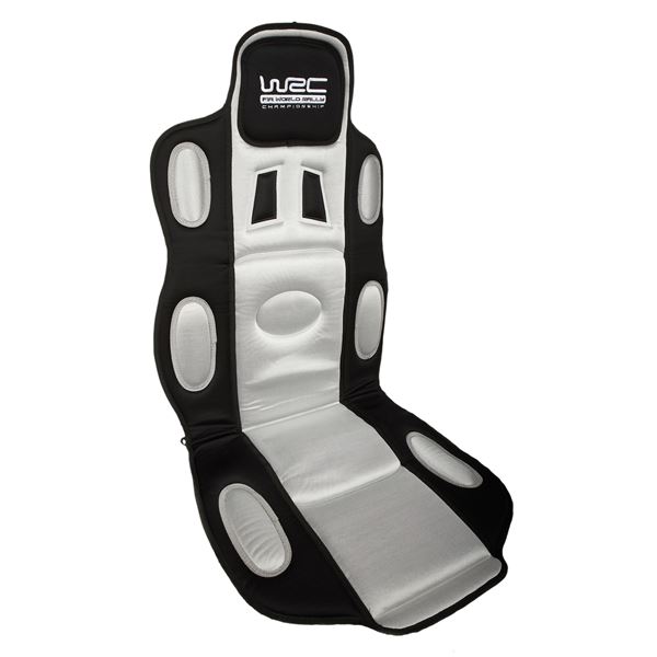 Couvre-siège type baquet gris et noir WRC