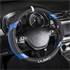 Couvre-volant bleu et noir racing WRC
