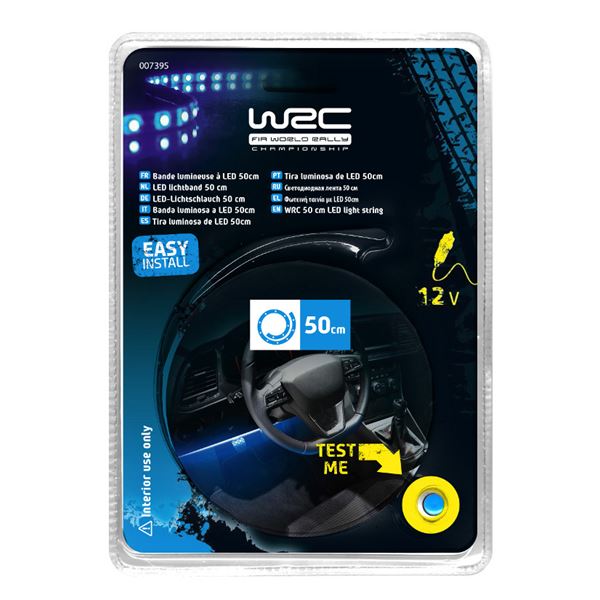 Bande led 50 cm bleu WRC