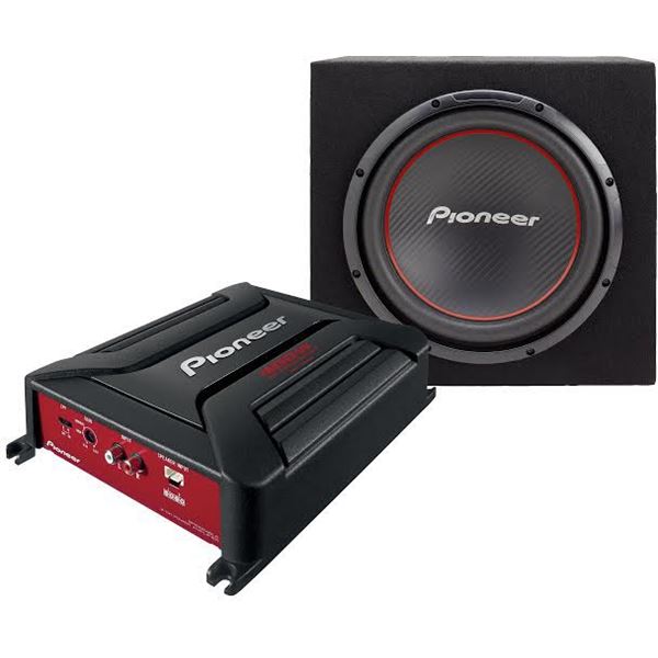 Pack caisson et amplificateur Pioneer GXT-3604B-SET