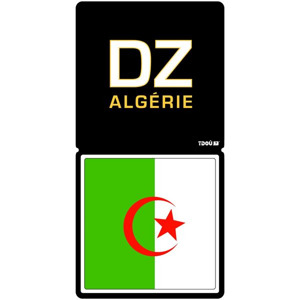 Autocollant voiture département Algérie