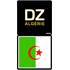 Autocollant voiture département Algérie
