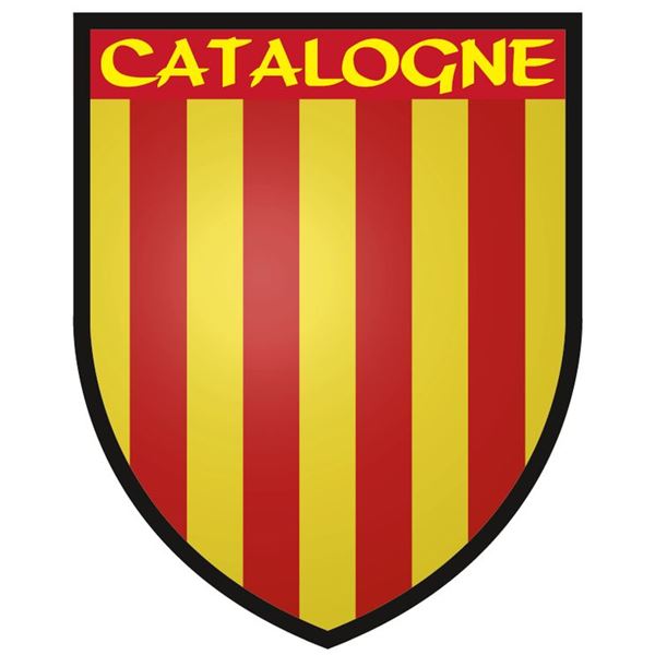 Fanion pour voiture Catalogne StickZif