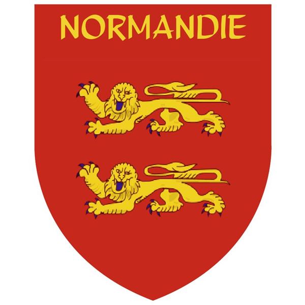 Fanion pour voiture Normandie StickZif