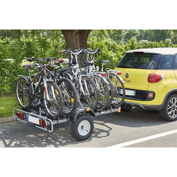 Porte-vélos remorque sur attelage Mottez pour 6 vélos