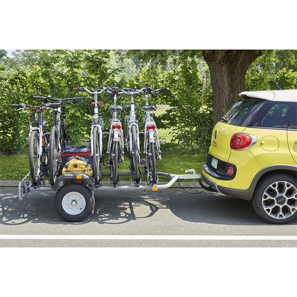 Porte-vélos remorque sur attelage Mottez pour 6 vélos