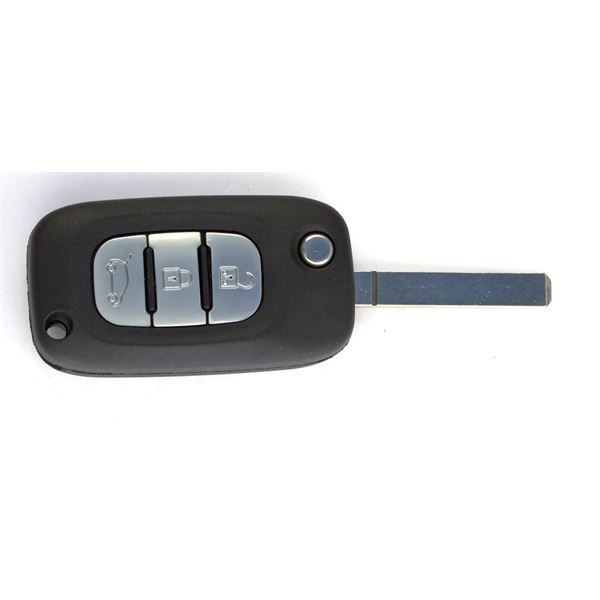 Coque de clé adaptable pour Renault Kangoo, Modus, Trafic