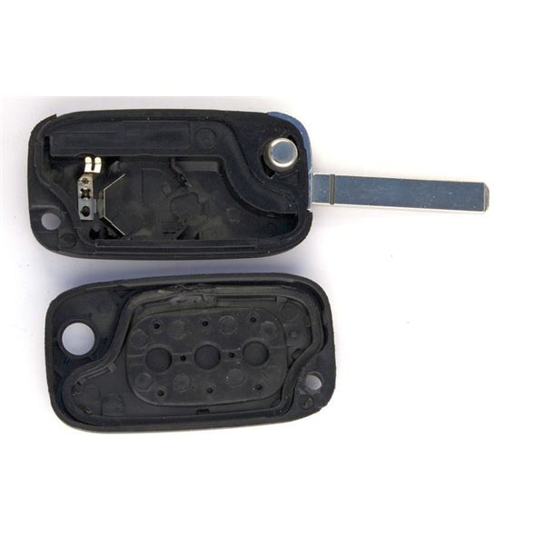 Coque de clé adaptable pour Renault Kangoo, Modus, Trafic