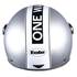 Casque moto jet décoré Eole One Way silver taille S (55-56 cm)