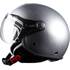 Casque moto jet décoré Eole One Way silver taille S (55-56 cm)