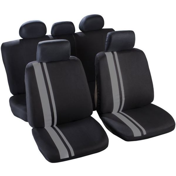 HOUSSE UNIVERSELLE FRACTIONNABLE ROCK NOIR / GRIS ROAD ACCESS'