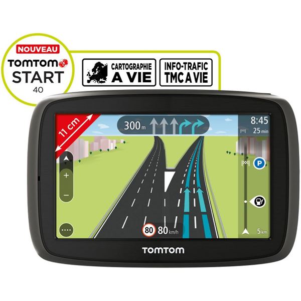 GPS TomTom Start 40 45 Pays + Info Trafic TMC