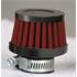 Reniflard conique diamètre 12 carbone/ rouge Cesam Sport