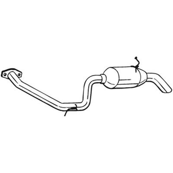 1 silencieux d'échappement arrière Bosal 228159
