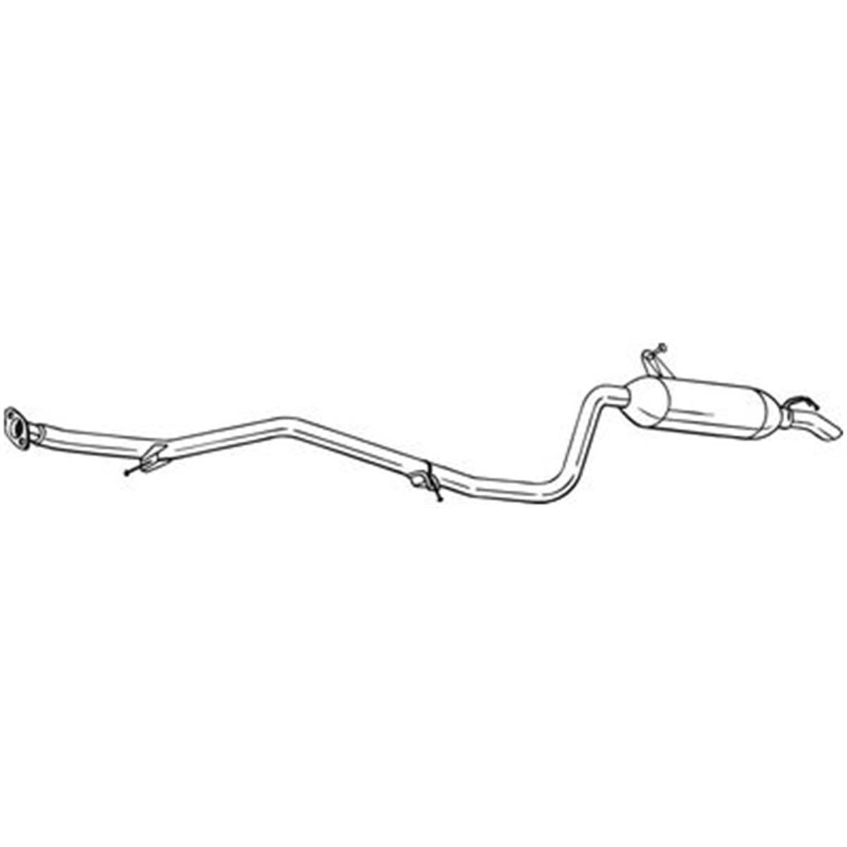 Silencieux D'échappement Arrière Bosal 291013