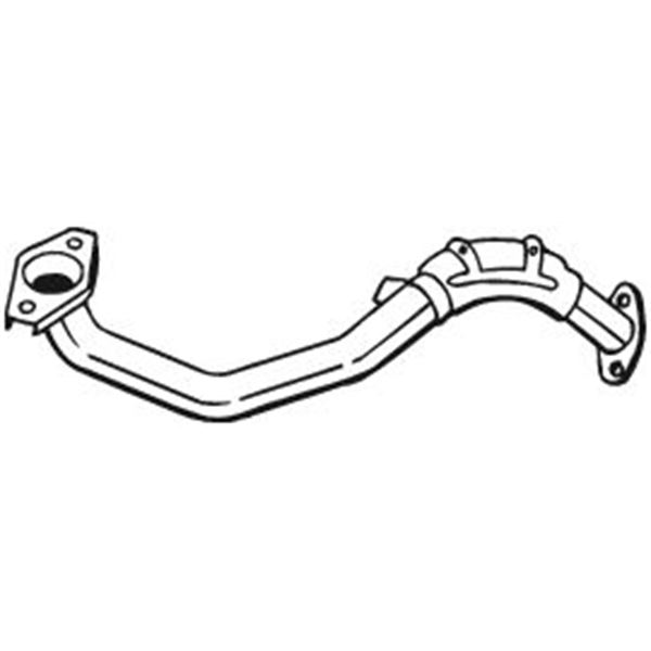 1 tuyau d'échappement Bosal 750159