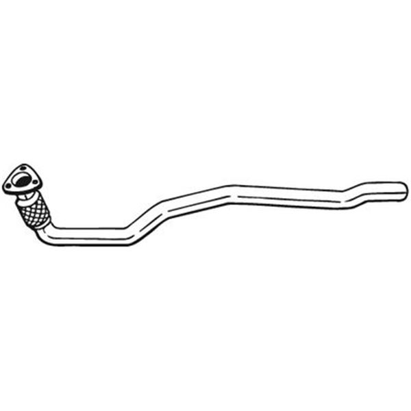 1 tuyau d'échappement Bosal 800121
