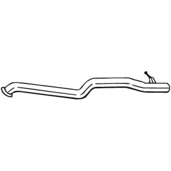1 tuyau d'échappement Bosal 850075