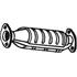 1 catalyseur Bosal 090551