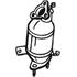 1 catalyseur Bosal 090571