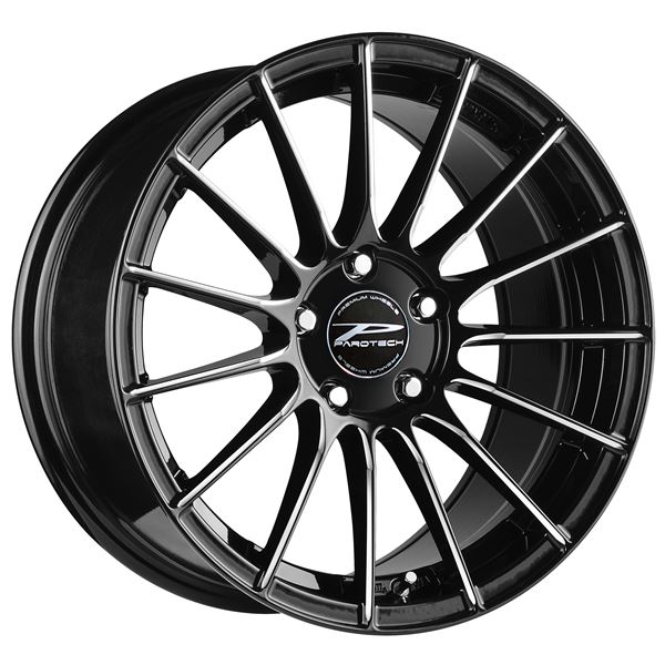 Jante aluminium Parotech 14 pouces Black Brillant