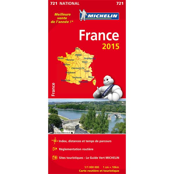 Carte de France 2015 Michelin
