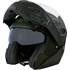 Casque moto modulable Black Spider noir mat KSK taille S