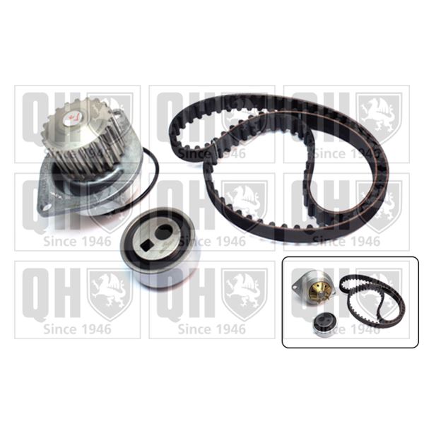 1 kit de distribution + 1 pompe à eau Quinton Hazell QBPK1210