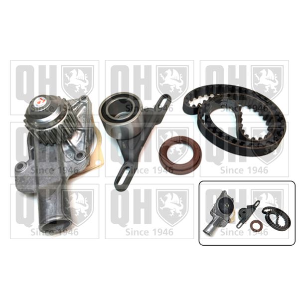 1 kit de distribution + 1 pompe à eau Quinton Hazell QBPK1320