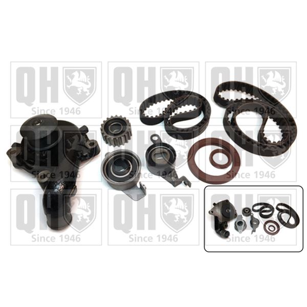 1 kit de distribution + 1 pompe à eau Quinton Hazell QBPK1572
