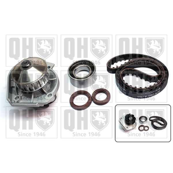 1 kit de distribution + 1 pompe à eau Quinton Hazell QBPK1580