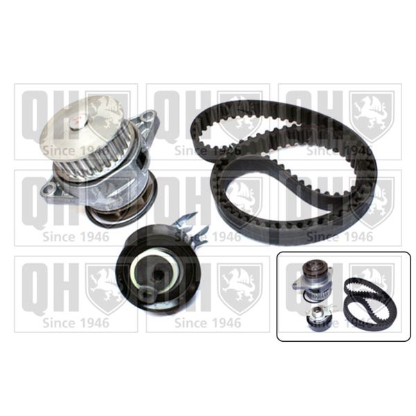1 kit de distribution + 1 pompe à eau Quinton Hazell QBPK2290