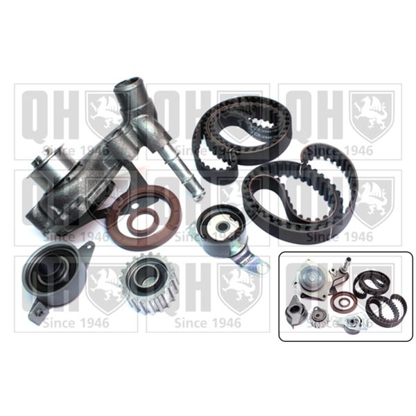 1 kit de distribution + 1 pompe à eau Quinton Hazell QBPK2350